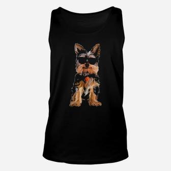 Yorkshire Terrier I Am Multitasking I Can Listen Ignore And Forget At The Same Time Unisex Tank Top - Monsterry