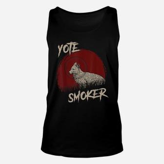 Yote Smoker Coyote Wolf Hunting Hunters Gift Unisex Tank Top | Crazezy DE