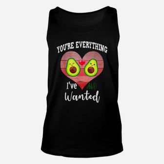 You Are Everything I Avo Wanted Avocado Valentines Day Unisex Tank Top - Monsterry UK