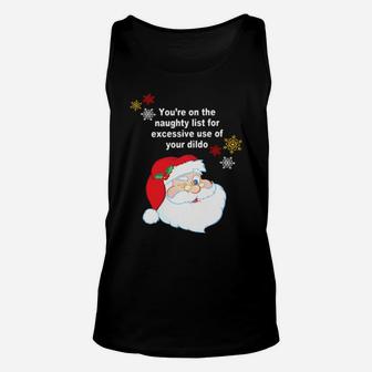 You Are On The List Santa Unisex Tank Top - Monsterry AU