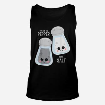 You Are The Pepper To My Salt Best Friend Valentine's Day Unisex Tank Top - Monsterry