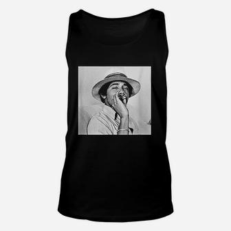 Young Obama College Smoking Vintage Obama Unisex Tank Top | Crazezy CA