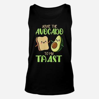 Youre The Avocado To My Toast Valentines Day Avocado Unisex Tank Top - Monsterry UK