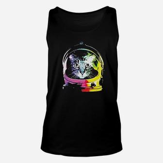 Youth Space Cat Unisex Tank Top - Thegiftio UK