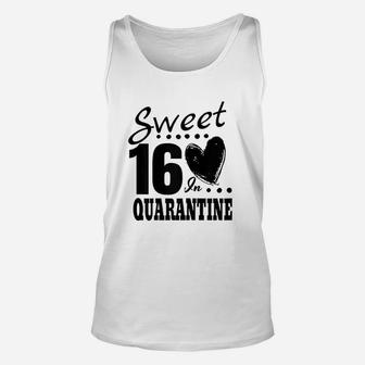 16Th Birthday Sweet 16 Sixteen Unisex Tank Top | Crazezy