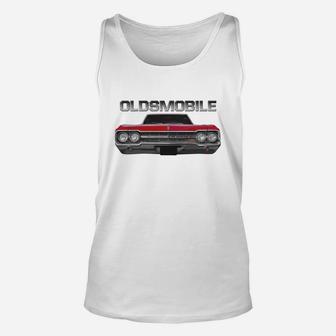 1965 Olds 442 Two Side Red Unisex Tank Top - Thegiftio UK