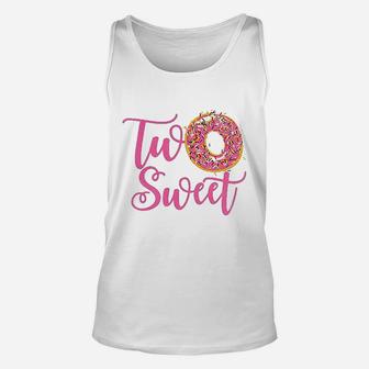 2Nd Birthday Two Sweet Donut Unisex Tank Top | Crazezy UK