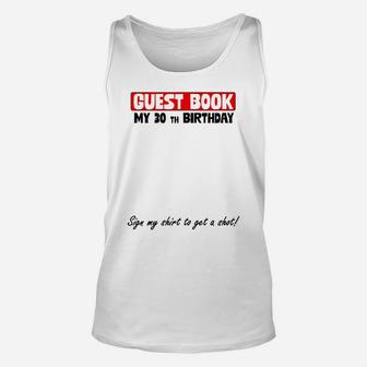 30 Th Birthday Party Gift For Sign Unisex Tank Top | Crazezy UK