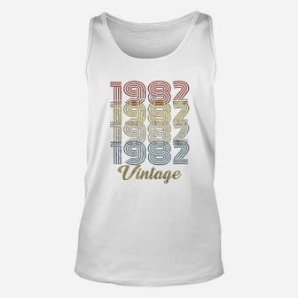 39Th Birthday 1982 Vintage Unisex Tank Top | Crazezy UK