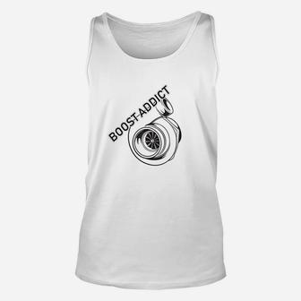 Addicted To Boost Turbo Unisex Tank Top | Crazezy