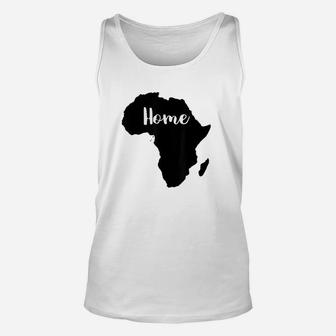 Africa With Map Home Unisex Tank Top | Crazezy