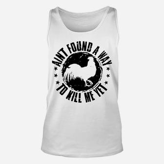 Ain't Found A Way To Kill Me Yet Rooster Unisex Tank Top - Thegiftio