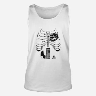 Amped Up Music Guitar Guitar Amp Microphone Skeleton Rock Band Unisex Tank Top - Thegiftio UK