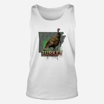 Arkansas Turkey Hunting Time To Talk Turkey Tee Unisex Tank Top - Thegiftio