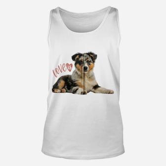 Australian Shepherd Shirt Aussie Mom Dad Love Dog Pet Tee Zip Hoodie Unisex Tank Top | Crazezy