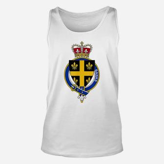 Banks Coat Of Arms - Family Crest Unisex Tank Top | Crazezy