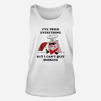 Bbq Grill Master Cant Quit Smoking Meat Unisex Tank Top | Crazezy
