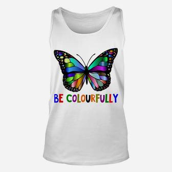 Be Colourfully - Butterflies - Beautiful Animals - Fun4m3 Unisex Tank Top | Crazezy
