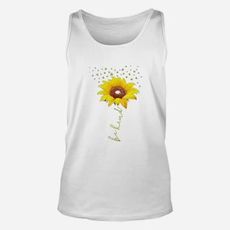 Be Kind Sunflower Unisex Tank Top | Crazezy