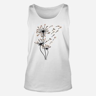 Beagle Flower Fly Dandelion Shirt Cute Dog Lover Unisex Tank Top | Crazezy DE