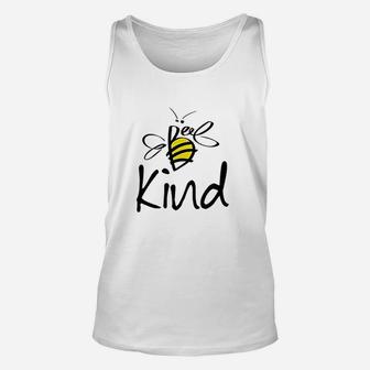 Bee Kind Unity Day Funny Bee Unisex Tank Top | Crazezy