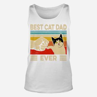 Best Cat Dad Ever Funny Cat Daddy Father Day Gift Unisex Tank Top | Crazezy