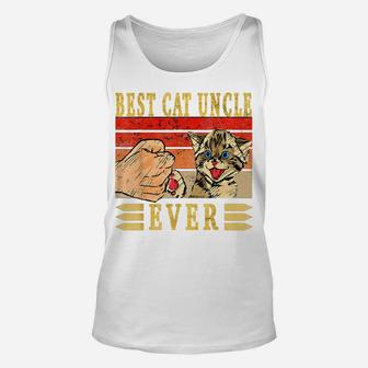 Best Cat Uncle Ever Cats Uncle Birthday Uncle Cat Unisex Tank Top | Crazezy CA