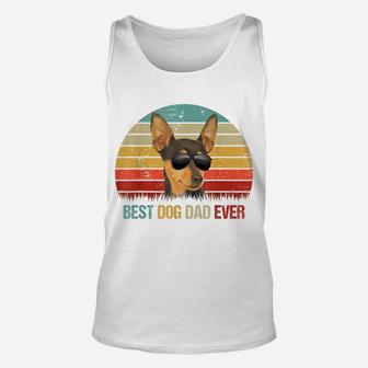Best Dog Dad Ever Chihuahua Tshirt Fathers Day Unisex Tank Top | Crazezy