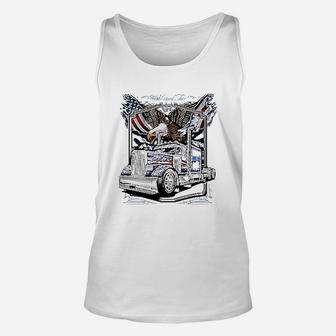 Big Rig Wild And Free Truck Driver Semi Unisex Tank Top | Crazezy UK