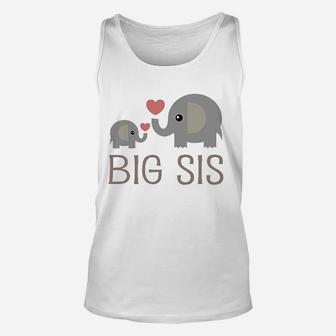 Big Sis Elephant Unisex Tank Top - Thegiftio UK