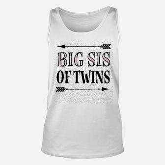 Big Sis Of Twins Sister Unisex Tank Top | Crazezy
