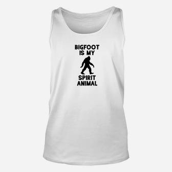 Bigfoot Is My Spirit Animal Sasquatch Bigfoot Unisex Tank Top - Thegiftio UK