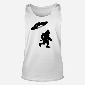 Bigfoot Ufo Alien Abduction Sasquatch Big Foot Area 51 Shirt Unisex Tank Top - Thegiftio UK
