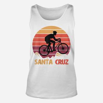 Bike Retro Vintage Santa Cruz Summer Bicycle Unisex Tank Top | Crazezy