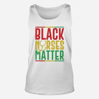 Black Nurses Matter Unisex Tank Top | Crazezy