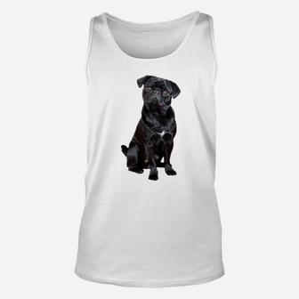 Black Pug Dog For Dog Mom Dad Funny Cute Black Pug Unisex Tank Top | Crazezy AU