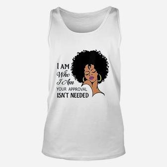 Black Queen Lady Curly Natural Afro African American Ladies Unisex Tank Top | Crazezy DE