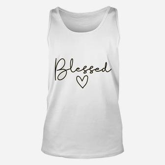 Blessed Heart Unisex Tank Top | Crazezy AU