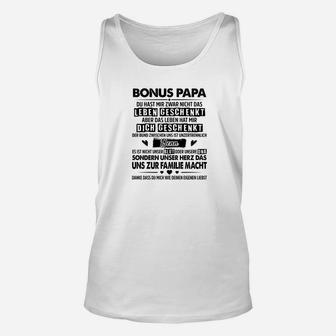 Bonus Papa Unisex TankTop mit Liebevoller Botschaft, Perfektes Geschenk - Seseable