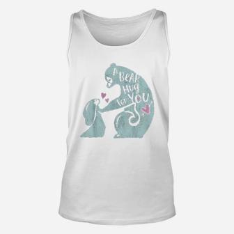 Brave A Bear Hug For You Graphic Unisex Tank Top | Crazezy CA