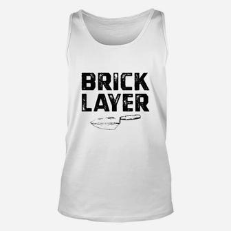 Brickwork Bricklaying Unisex Tank Top | Crazezy UK