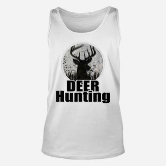 Buck Deer Hunting Camouflage Design Deer Head Unisex Tank Top | Crazezy DE