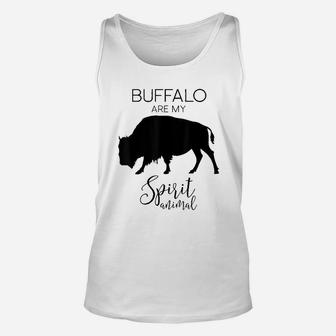 Buffalo Bison Spirit Animal Unisex Tank Top | Crazezy