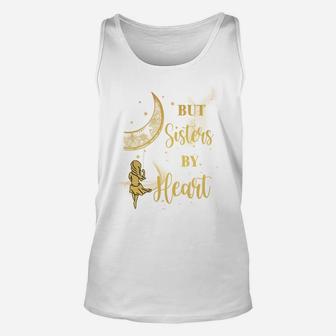 But Sisters By Heart Moon Friendship Best Friend Matching Unisex Tank Top | Crazezy