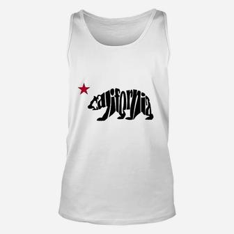 California Letters State Bear Cali Love Surfer Skater Style Unisex Tank Top | Crazezy AU