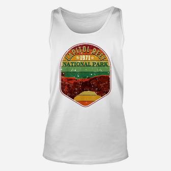 Capitol Reef National Park Camping Lover Vintage Unisex Tank Top | Crazezy