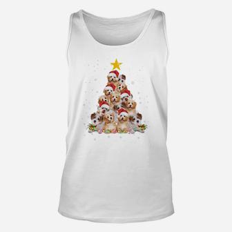 Cavachon Christmas Tree Funny Dog Lover Gifts Xmas Pajamas Unisex Tank Top | Crazezy AU