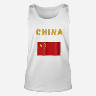 China Chinese Flag Souvenir Gift Beijing Unisex Tank Top - Thegiftio UK