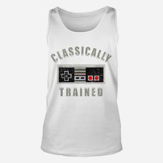 Classically Trained Video Game Funny- 90S Throwback Unisex Tank Top | Crazezy