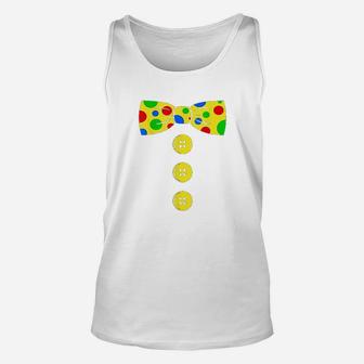 Clown Big Bow Tie Funny Tacky Clown Outfit Unisex Tank Top | Crazezy AU